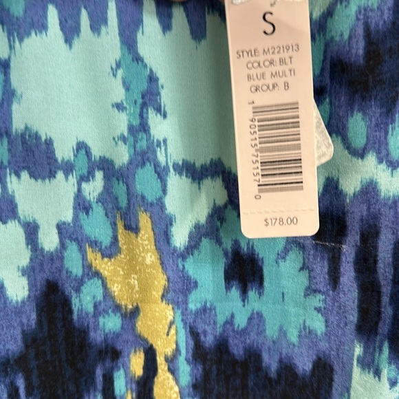 NIC+ZOE Mindfully Made Blue Multi Dress – Size Small - Picture 8 of 12